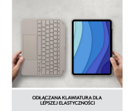 Logitech Combo Touch iPad Pro 11" (1., 2., 3 i 4 gen) piaskowy - 678732 - zdjęcie 11